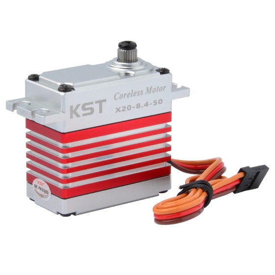 KST X20-8.4-50 8V 45kg 0.15 Sec Servo 180 Degree Coreless Servo Motor for Robot UAV Hobby Education